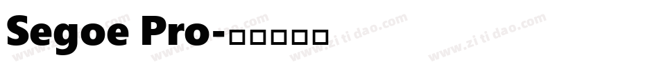 Segoe Pro字体转换
